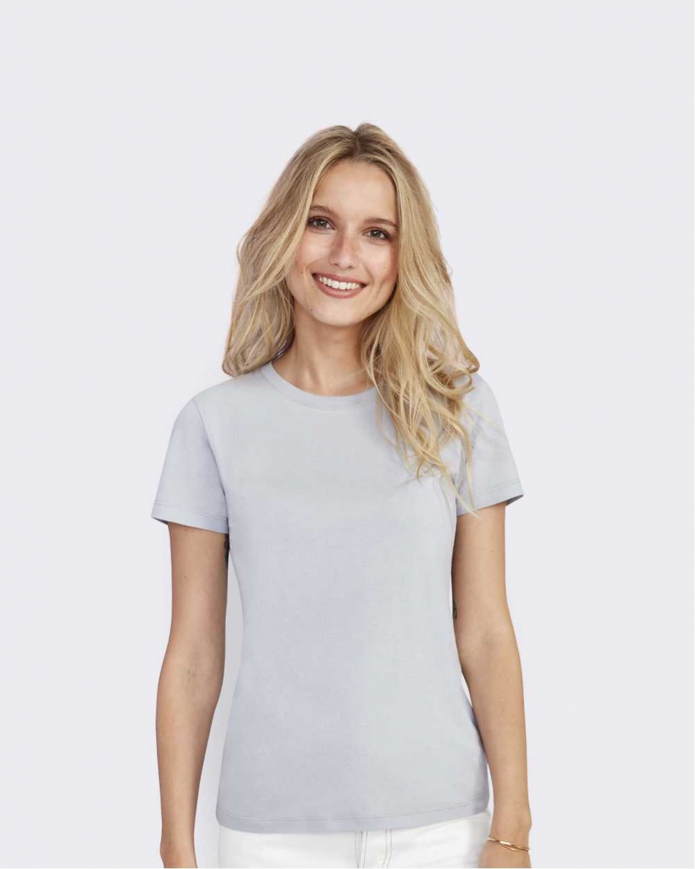 Жіноча футболка Regent Women Round Collar, під друк і вишивку (01825)