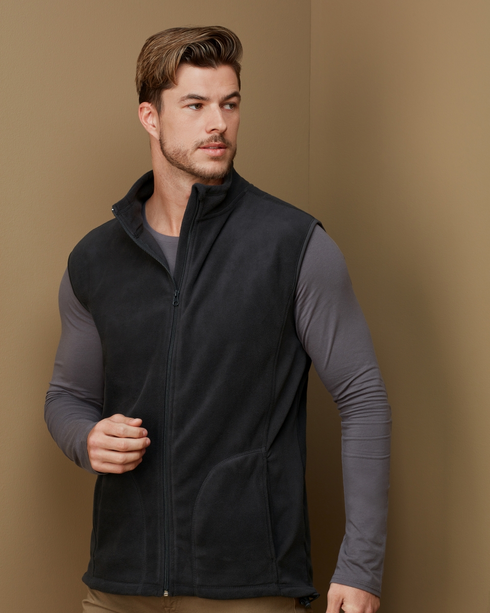 Чоловічий флісовий жилет Active Fleece Vest, під друк і вишивку (ST5010)