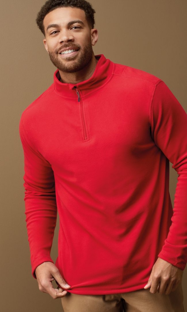 ST5020 Active Fleece Half Zip Man