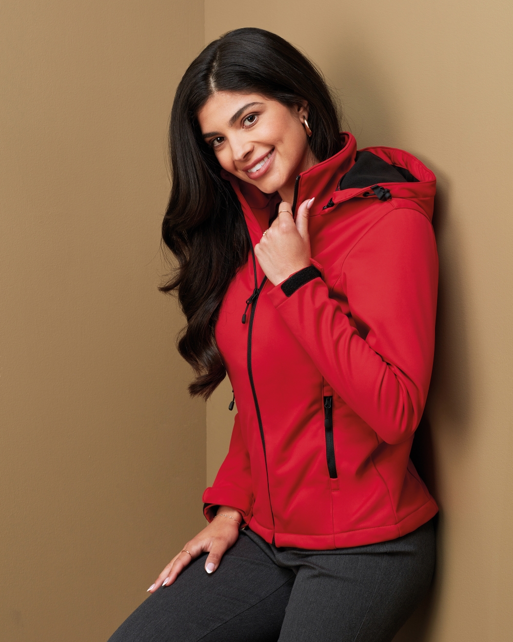 Куртка софтшелл з капюшоном Lux Softshell Jacket (ST5540)
