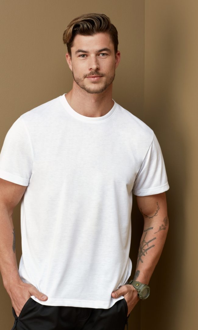 Чоловіча футболка Active Cotton Touch, під друк і вишивку (ST8600)